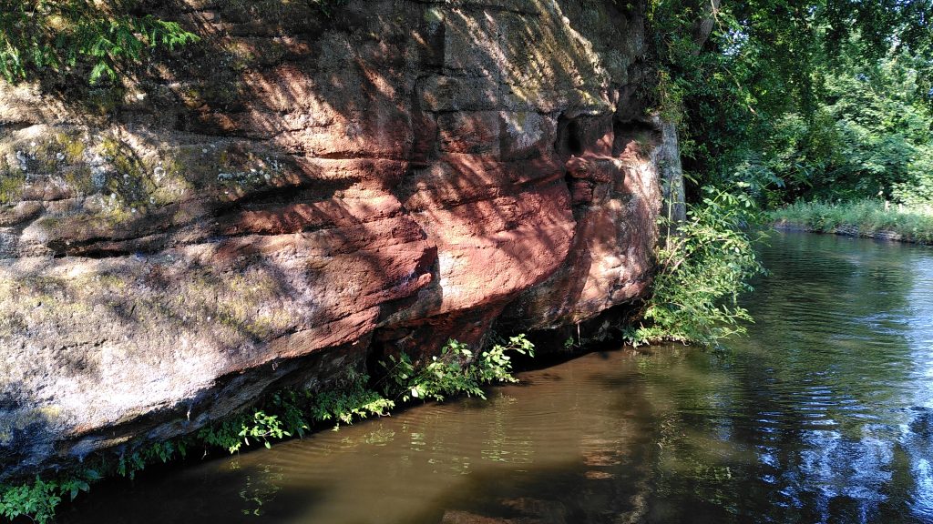 Canal Cut from Rock