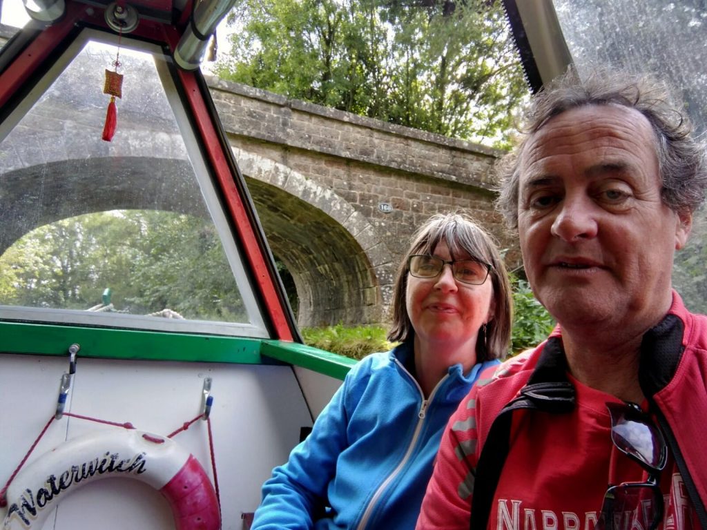 Clare and Shane on Waterwitch at Mattisons Bridge 168