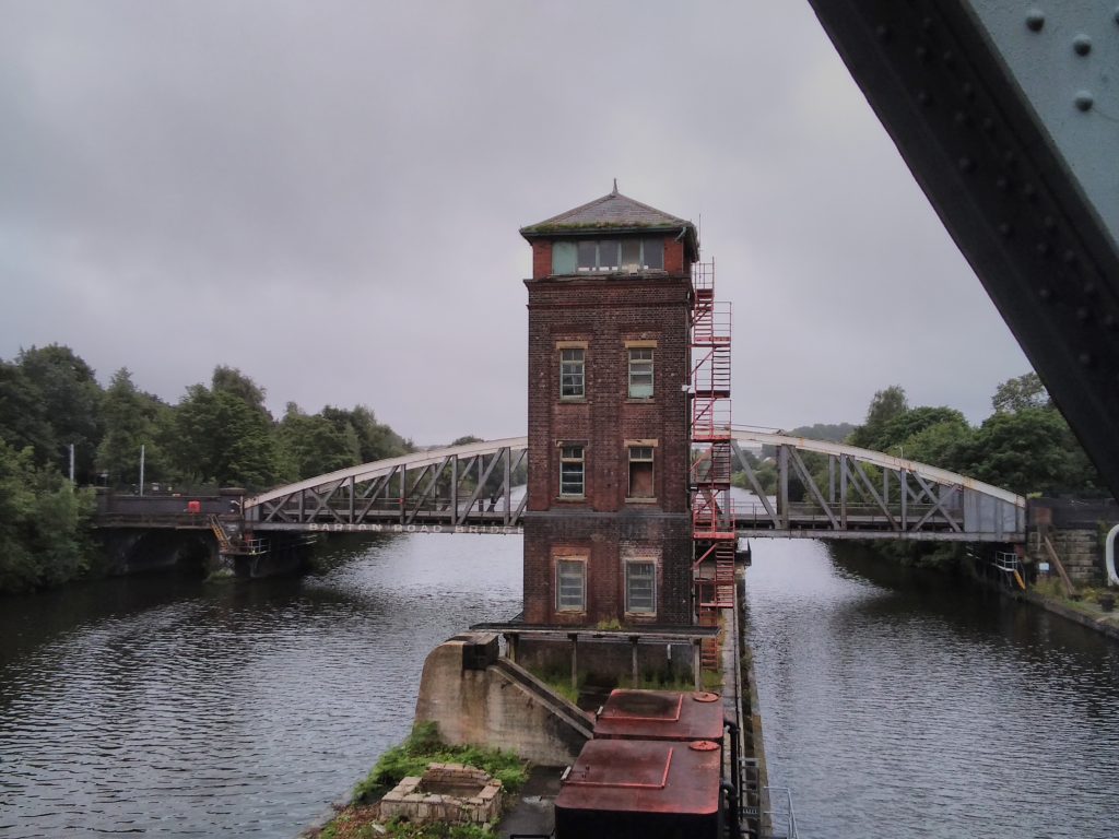 Barton Aqueduct Control Tower and Barton Road Swing Bridge