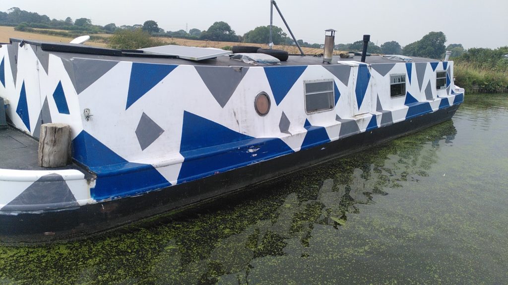 Camouflaged Boat