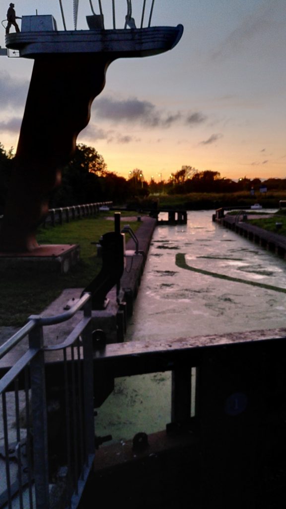 Sunset Over Ribble Link Top Lock