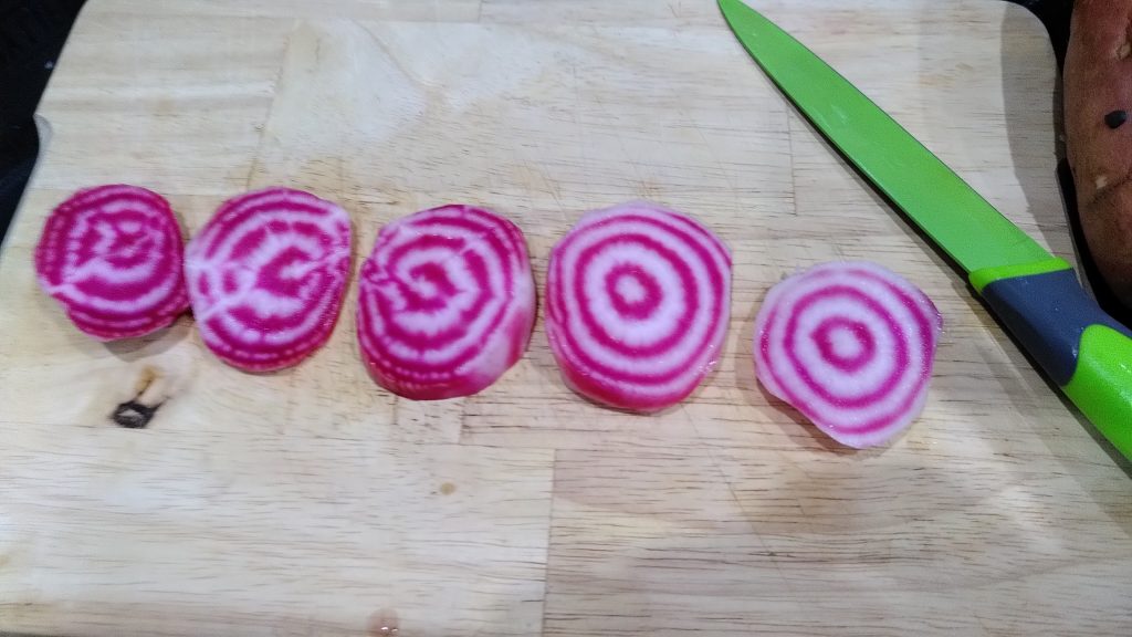 Chopped Red and White Beetroot
