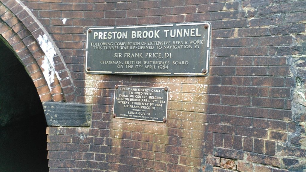 Preston Brook Tunnel Sign