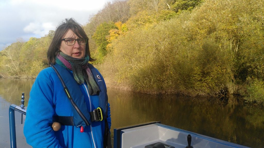 Clare Drifting Down the River Severn