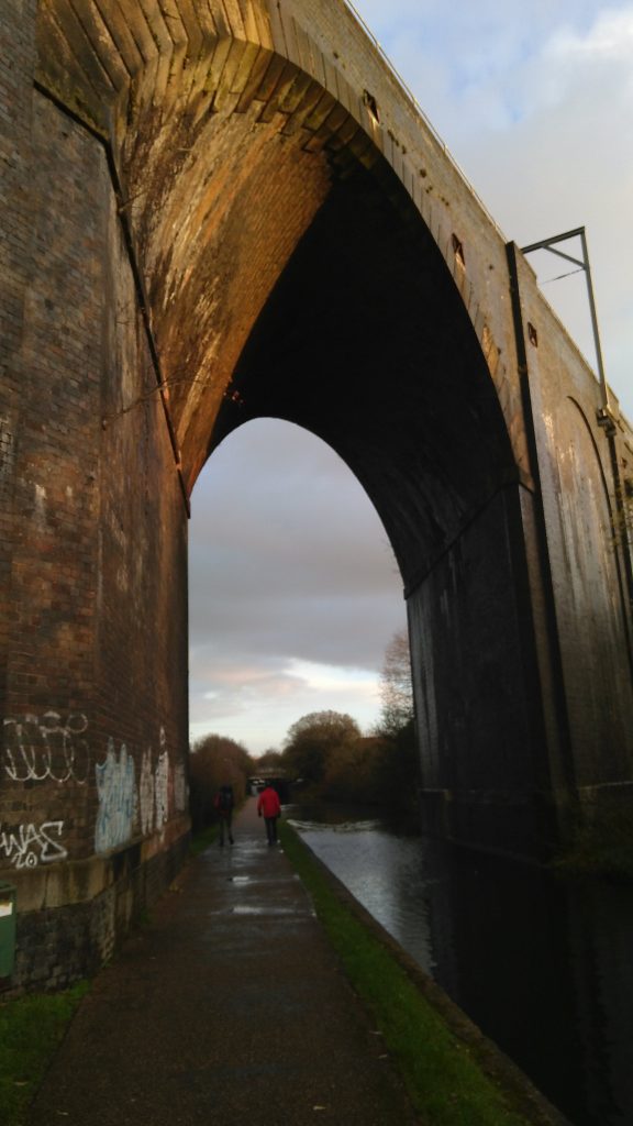 Bryn and Shane Under Railway Bridge