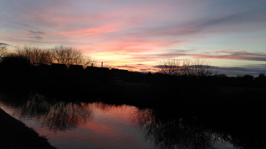 Sunset over Canal