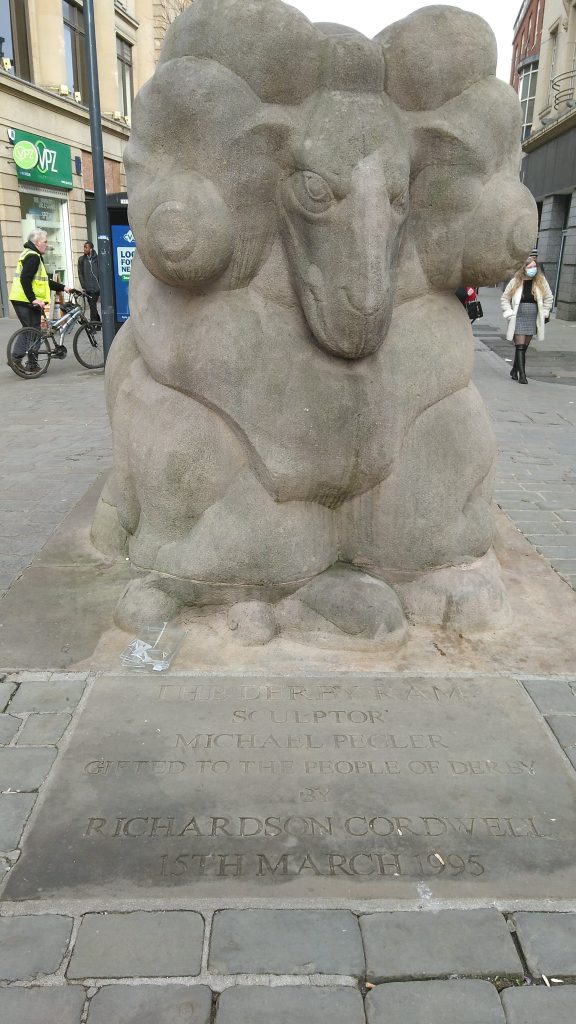 Statue of Derby Ram