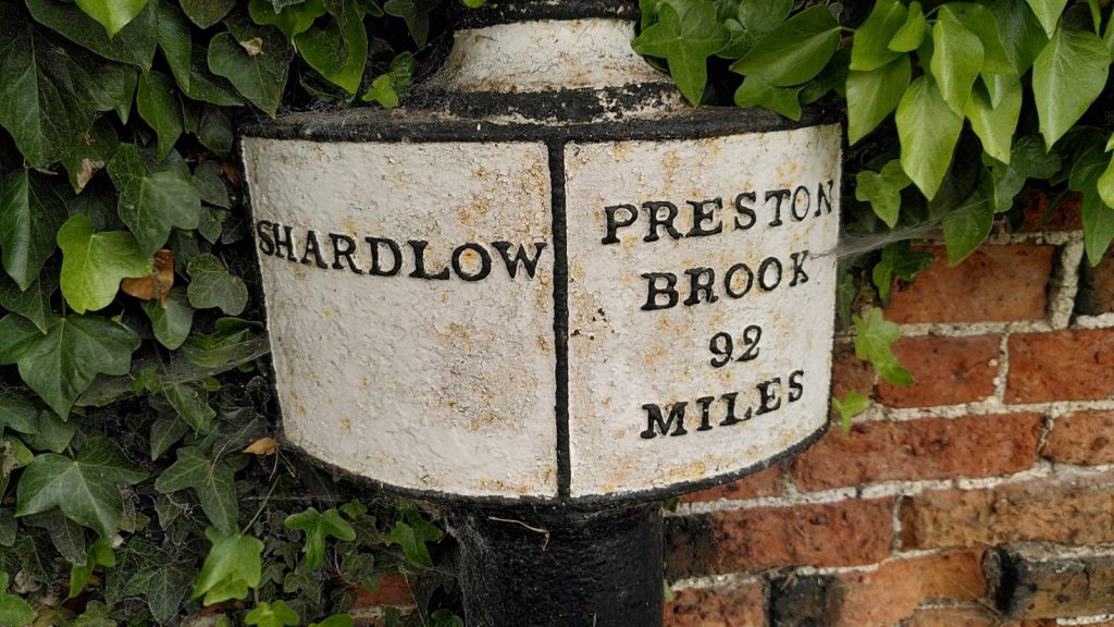 Mile Post: Shardlow | Preston Brook 92 Miles