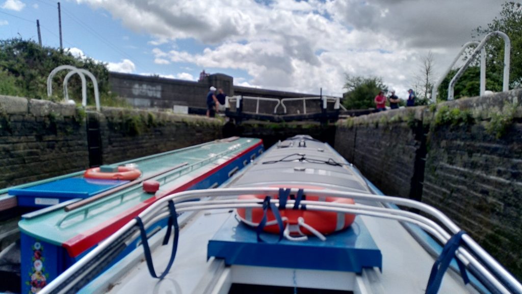 Two Boats in a Lock