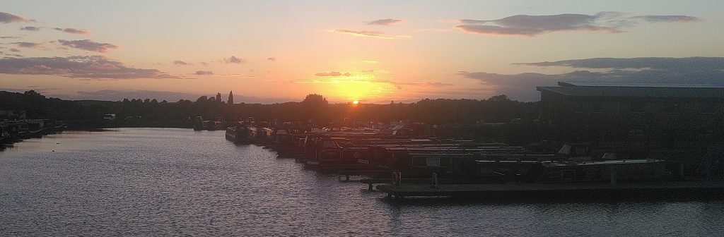 Sunset Over Bosworth Marina